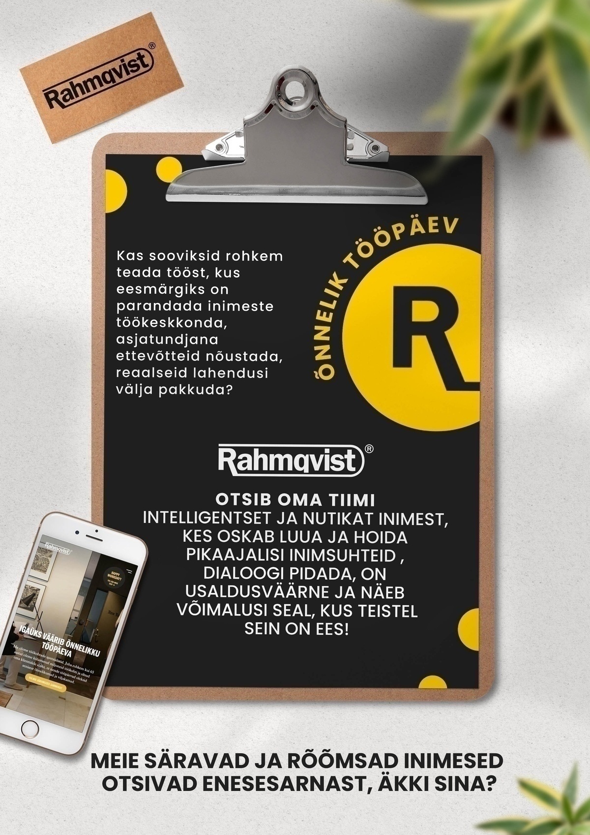 Rahmqvist Estonia OÜ Müügiagent