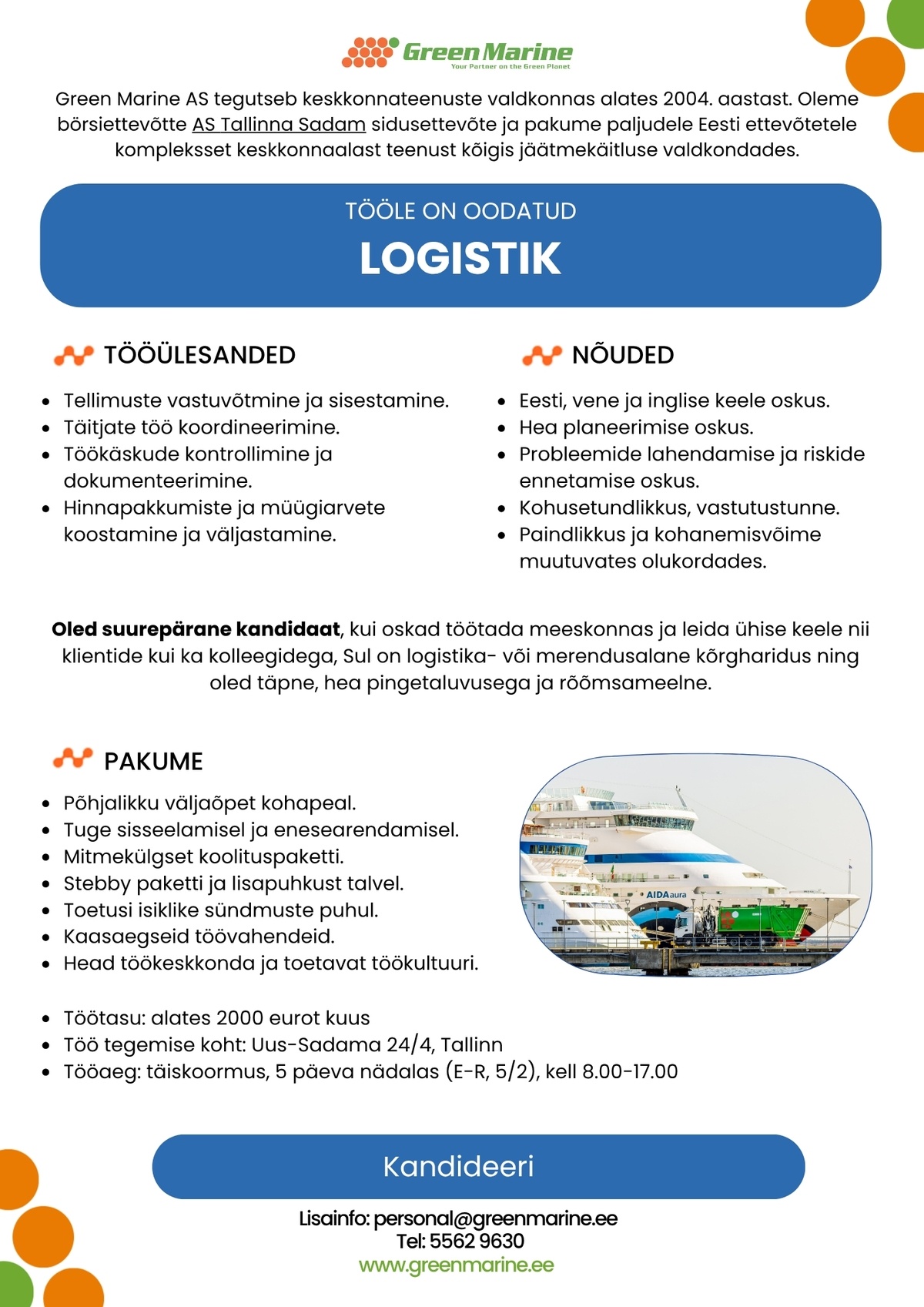 Green Marine AS Logistik
