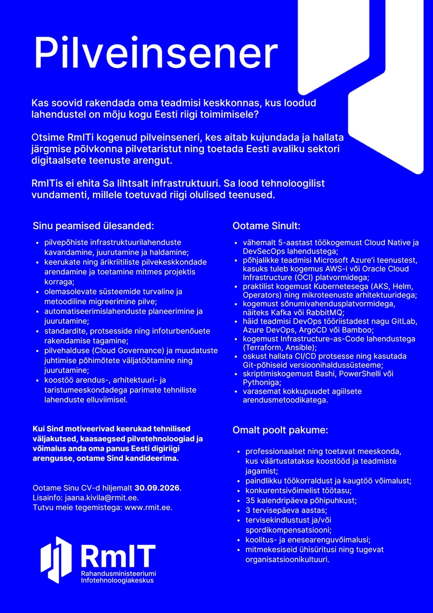 RmIT Pilveinsener
