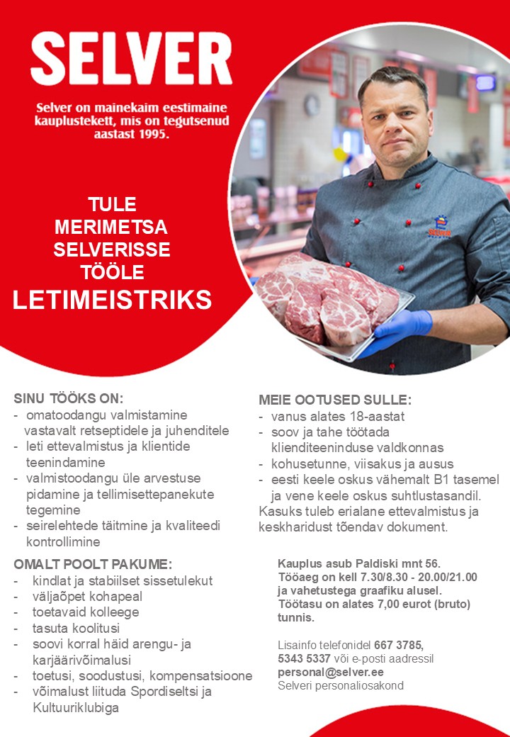 Selver Letimeister Merimetsa Selveris