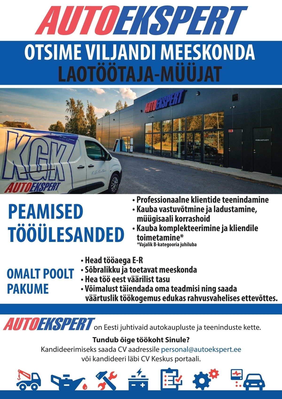 KG Knutsson AS Laotöötaja-müüja