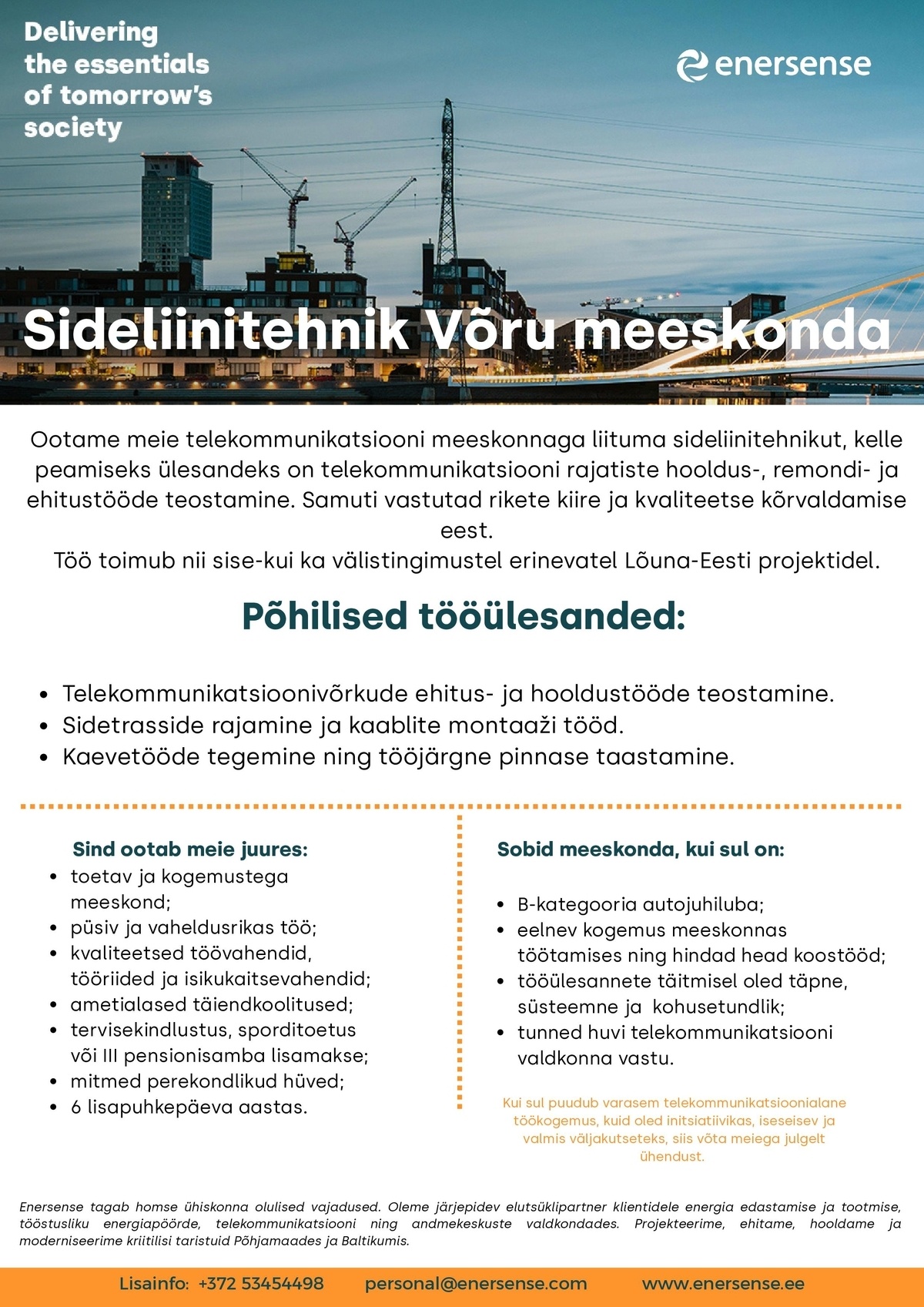 ENERSENSE AS Sideliinitehnik