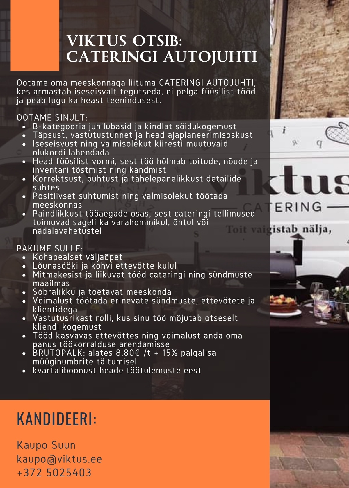 Viktus OÜ Autojuht