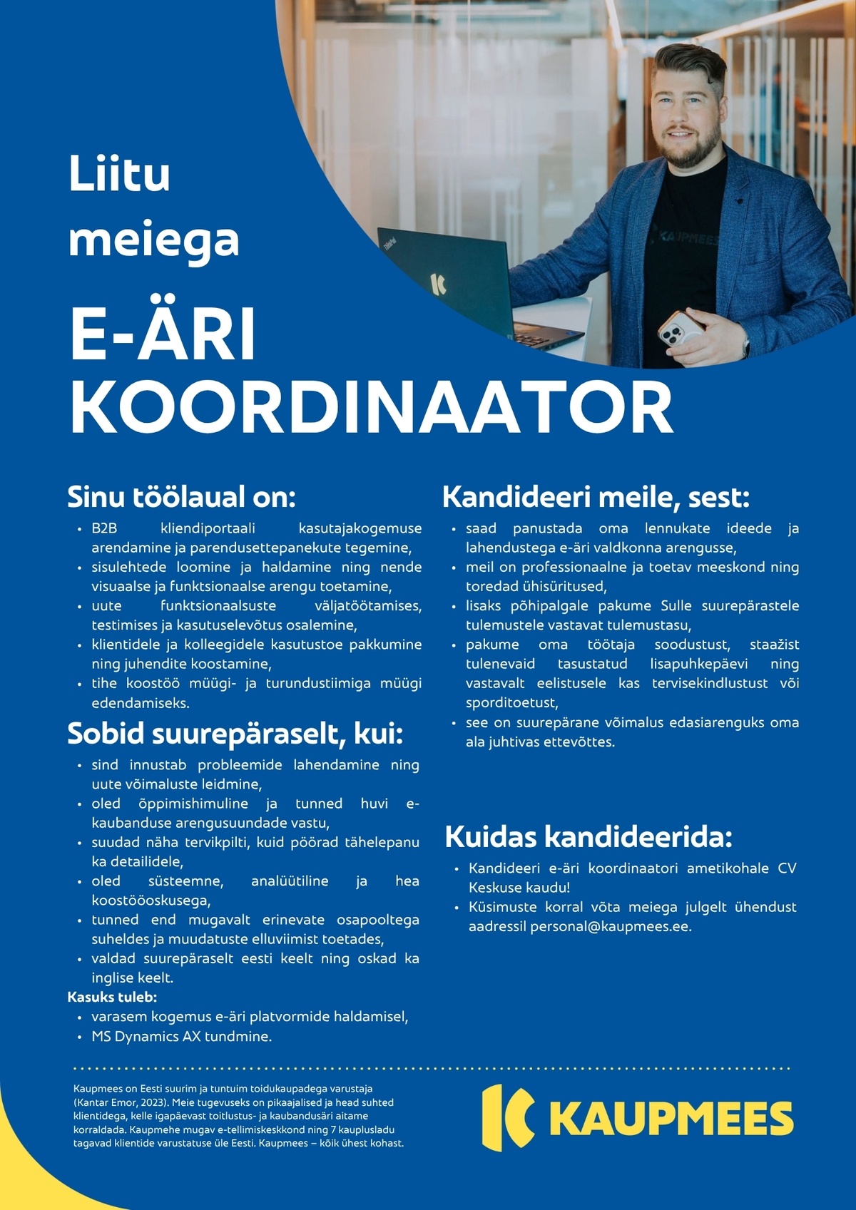AS Kaupmees & KO E-äri koordinaator