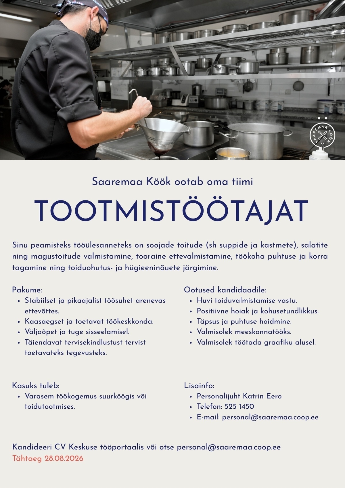 Saaremaa Tarbijate Ühistu Tootmistöötaja Saaremaa Kööki (Coop Saaremaa)