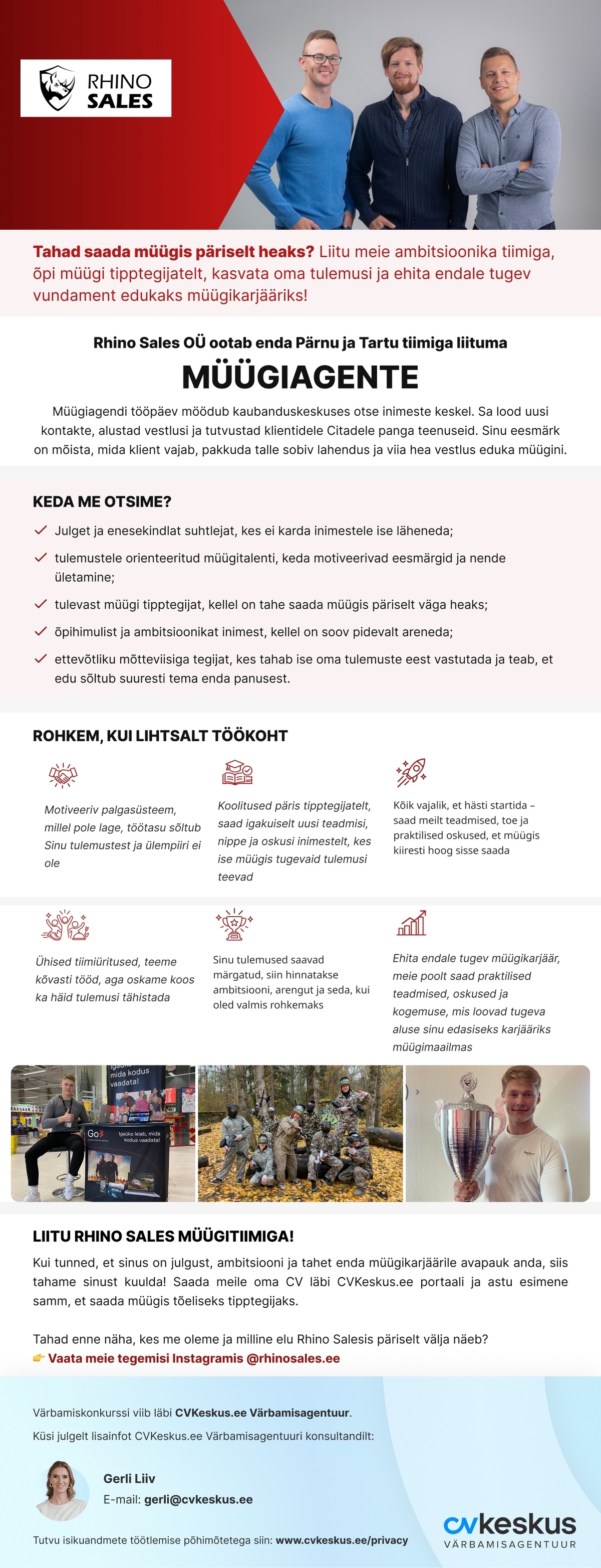 Rhino Sales OÜ MÜÜGIAGENT