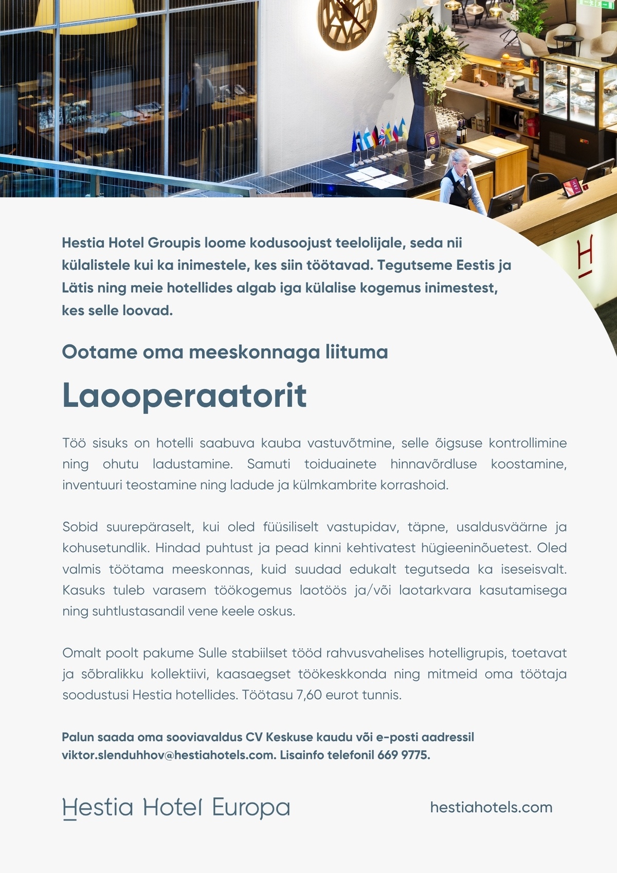 Hestia Hotel Europa Laooperaator