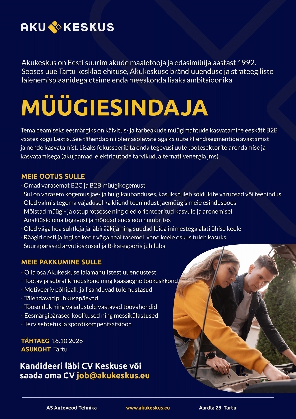 AS AUTOVEOD-TEHNIKA MÜÜGIESINDAJA