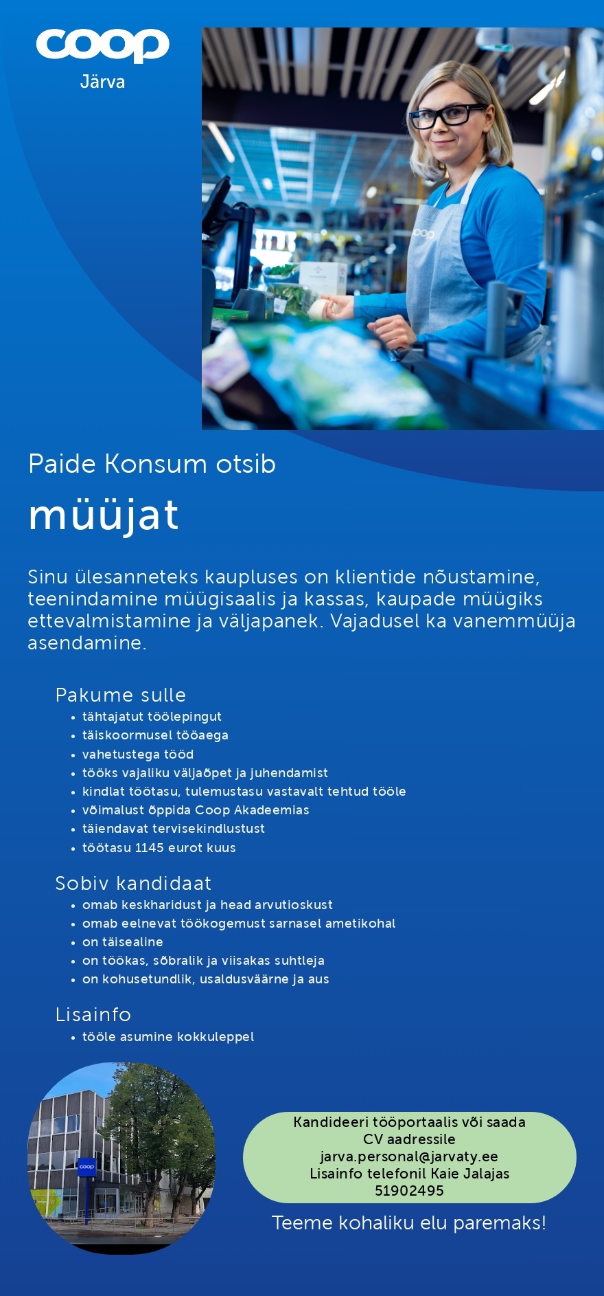 Coop Järva MÜÜJA Paide Konsum (Coop Järva)