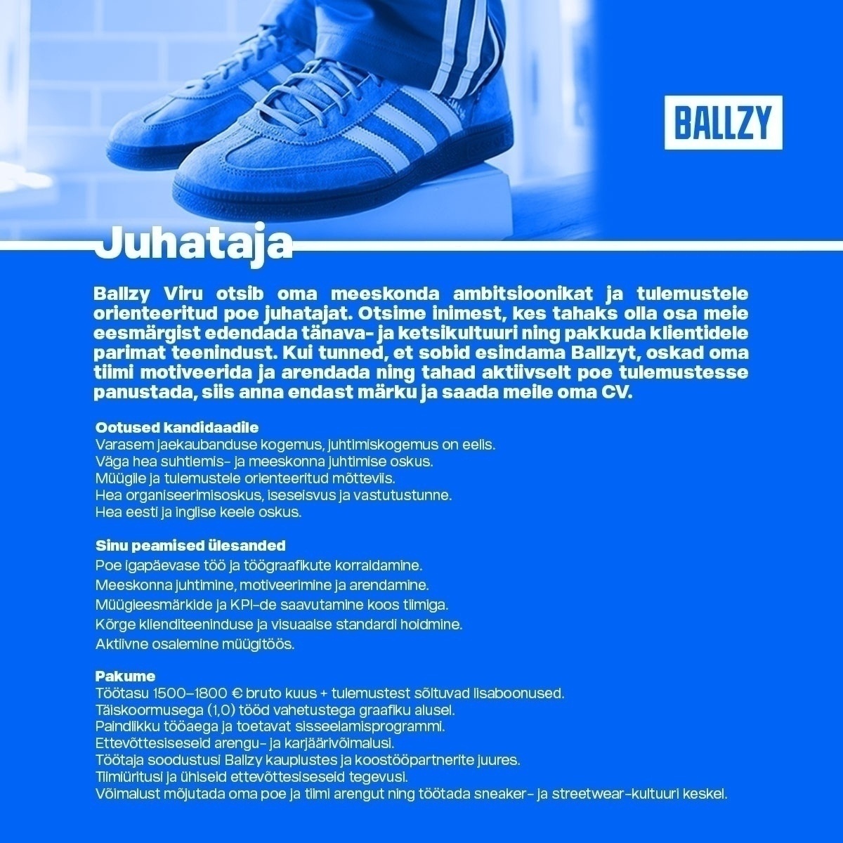 Streetbrand OÜ Juhataja