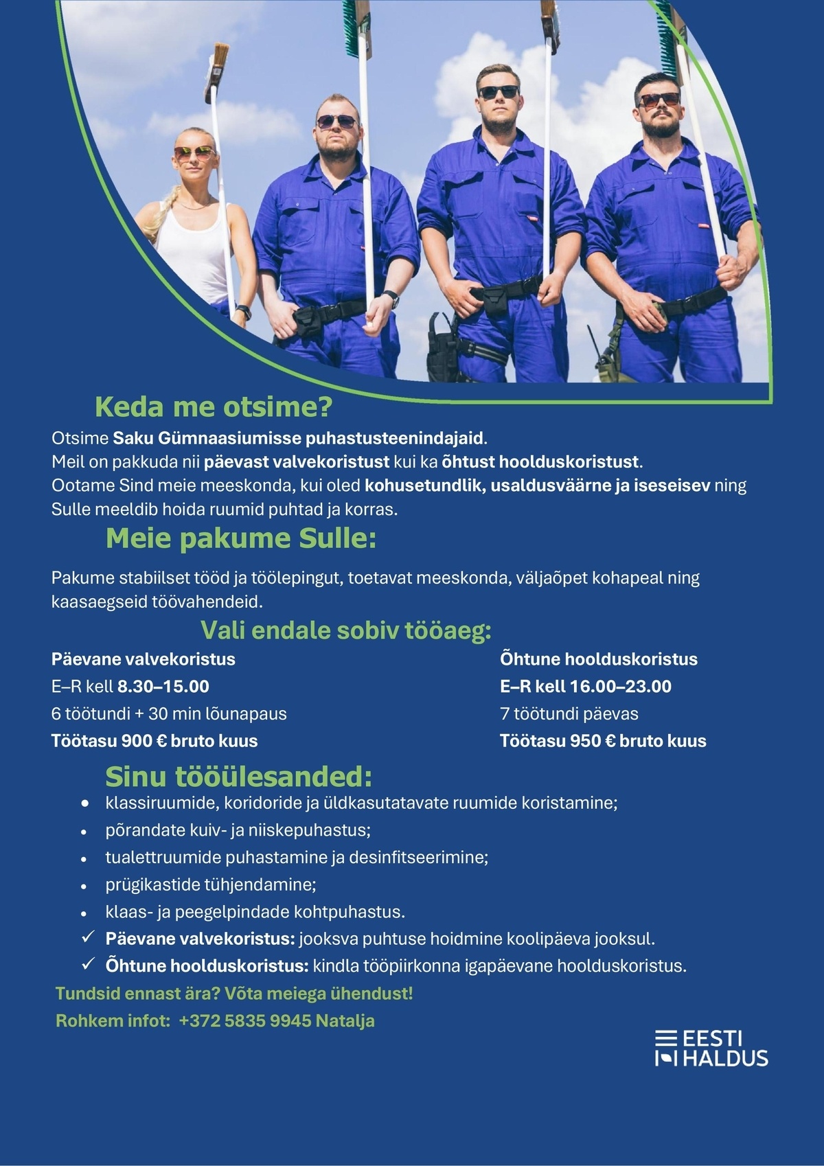 OÜ Eesti Haldus Puhastusteenindaja