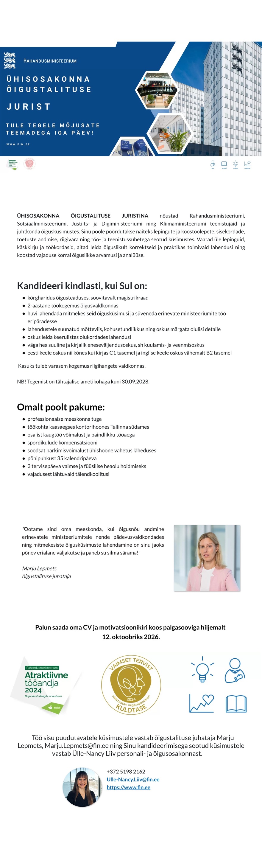 Rahandusministeerium Jurist