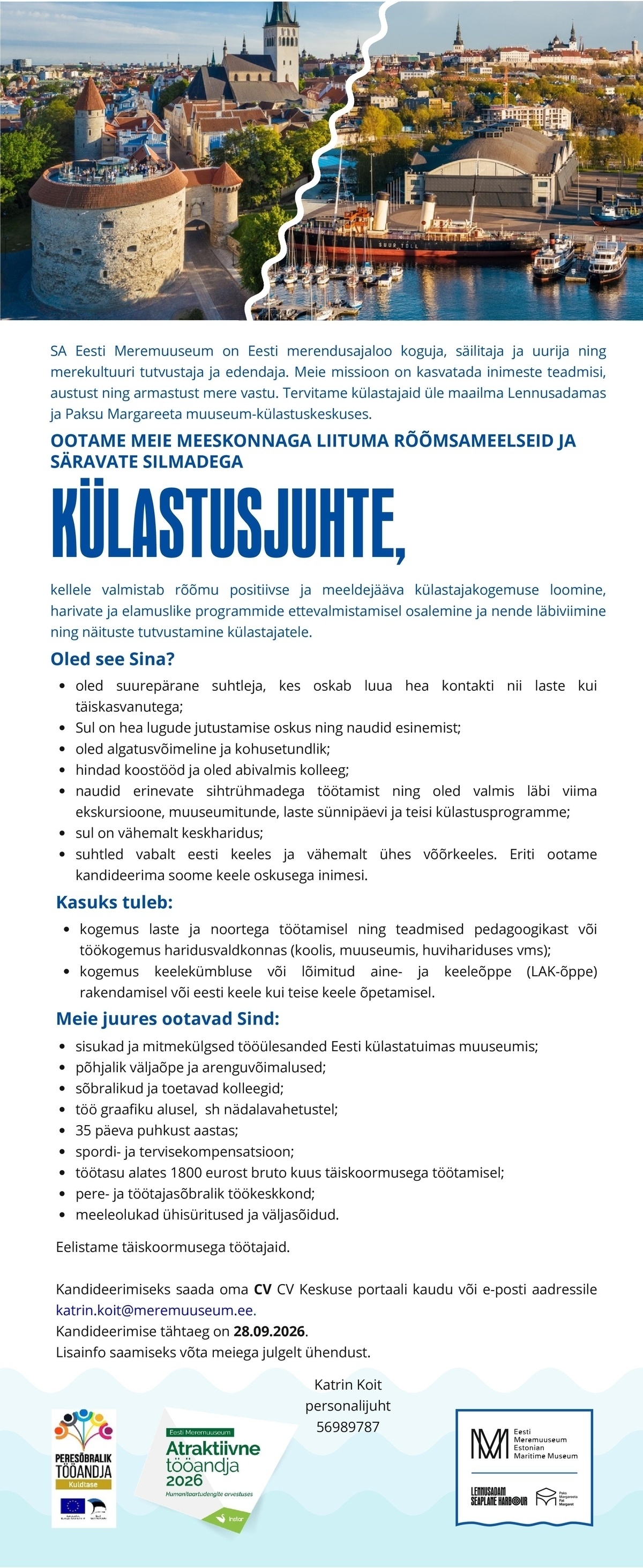 EESTI MEREMUUSEUM SA Külastusjuht