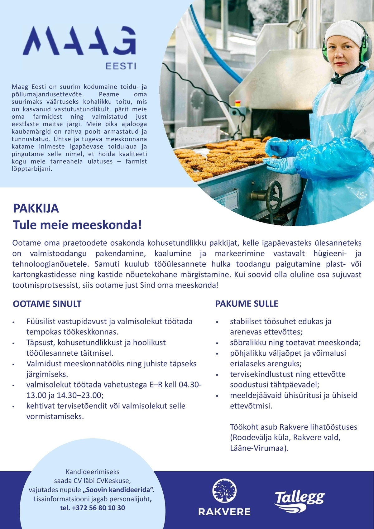 Maag Eesti AS Pakkija