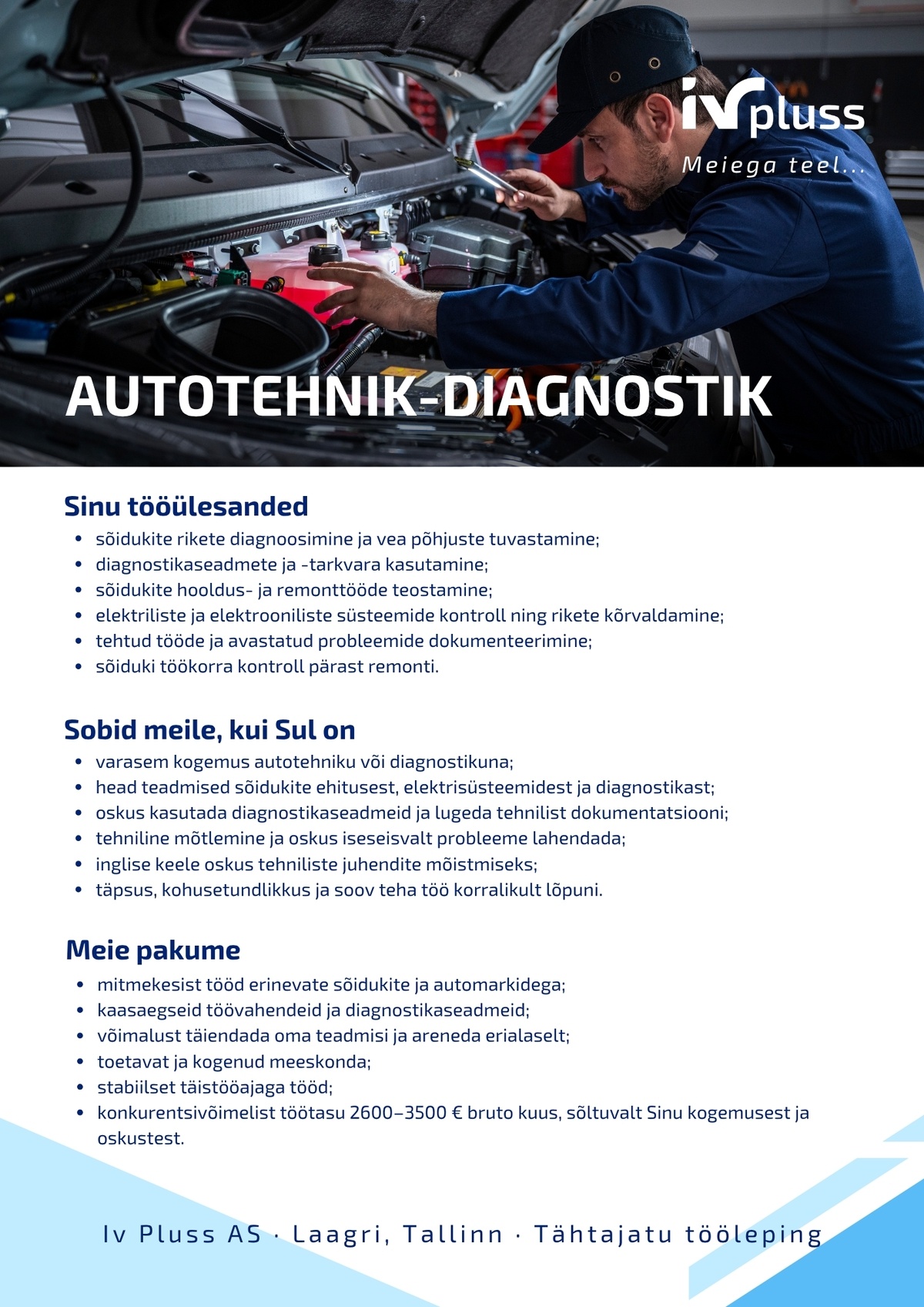 Iv Pluss AS Autotehnik-diagnostik