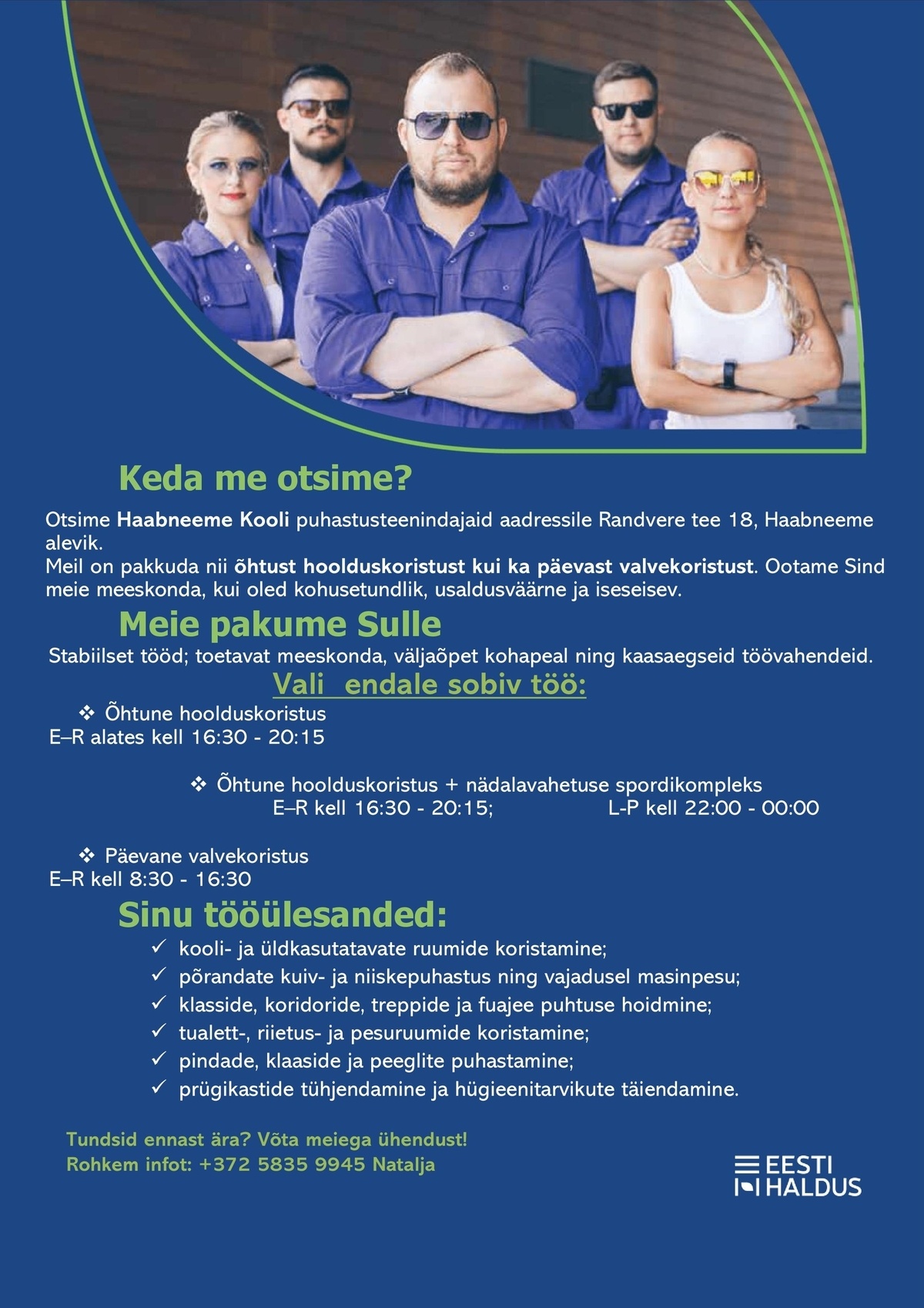 OÜ Eesti Haldus Puhastusteenindaja