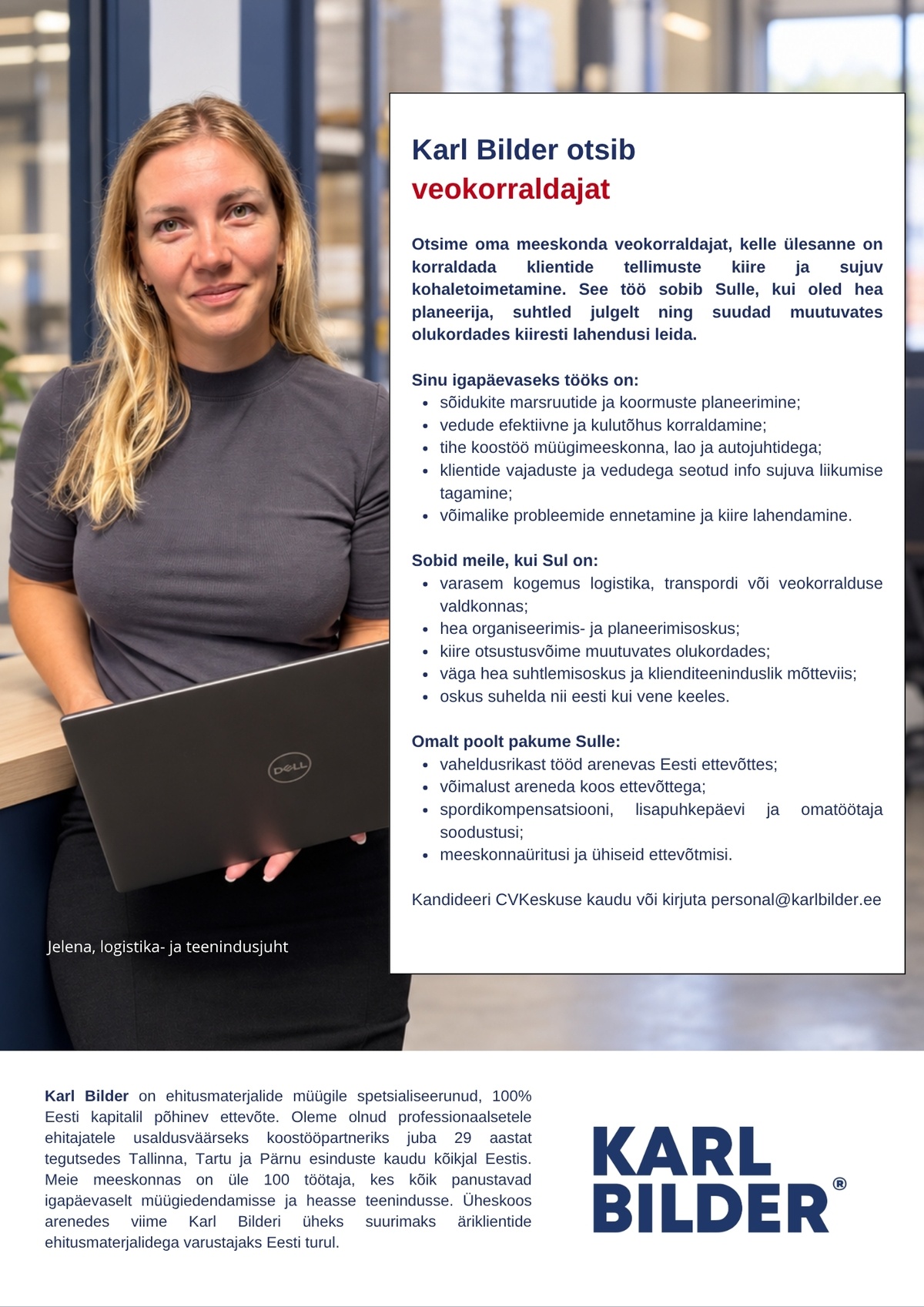 Karl Bilder OÜ Veokorraldaja