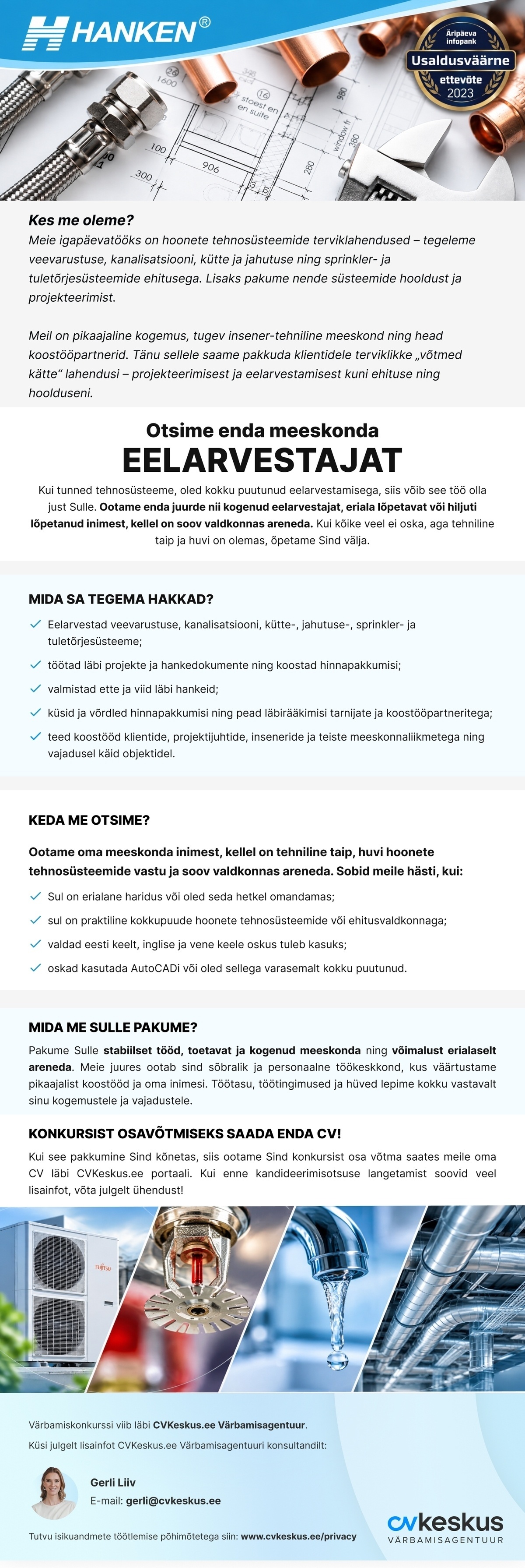 Hanken OÜ EELARVESTAJA