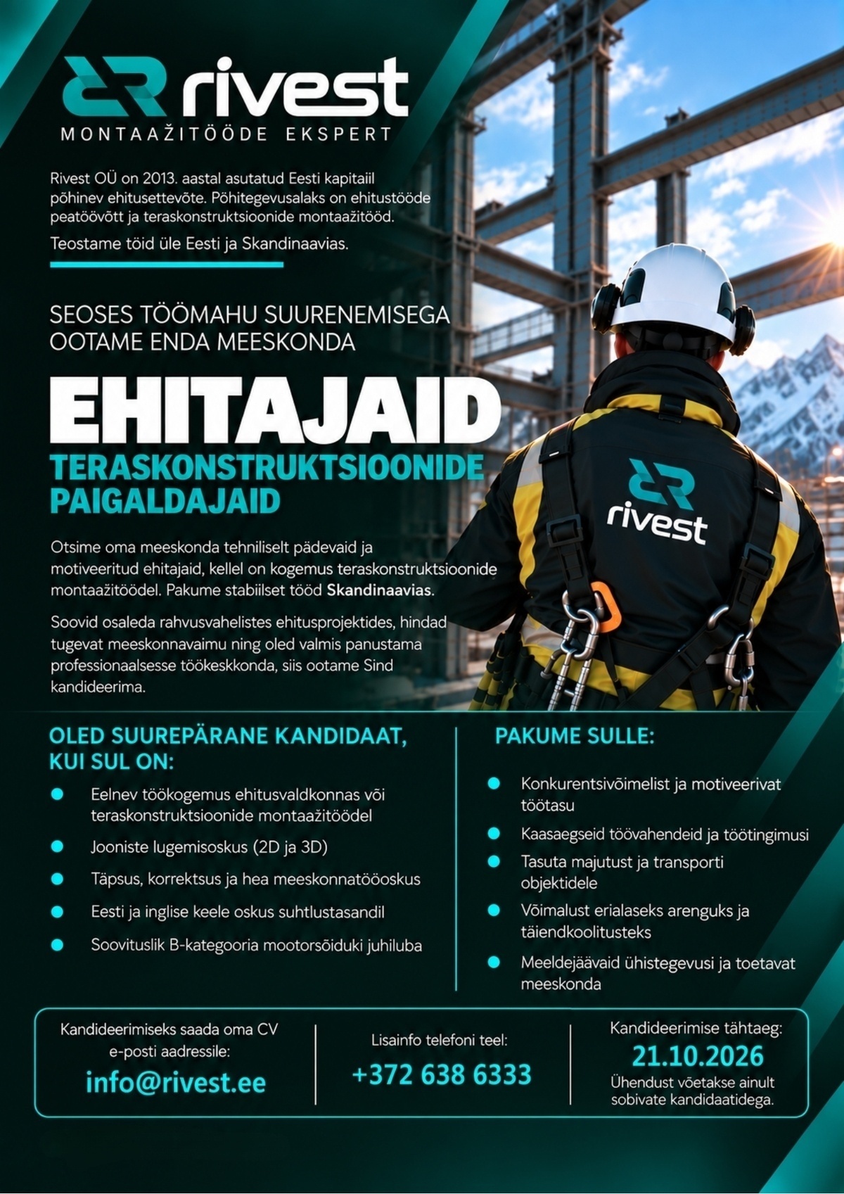 Rivest OÜ Ehitaja