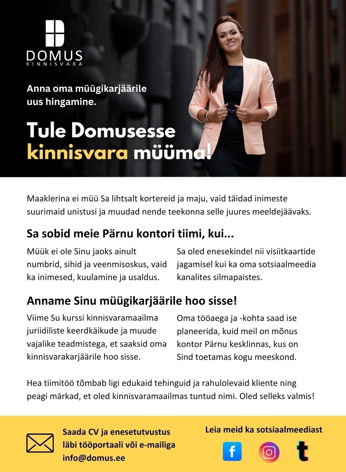 Domus Kinnisvara Vahendus OÜ Maakler