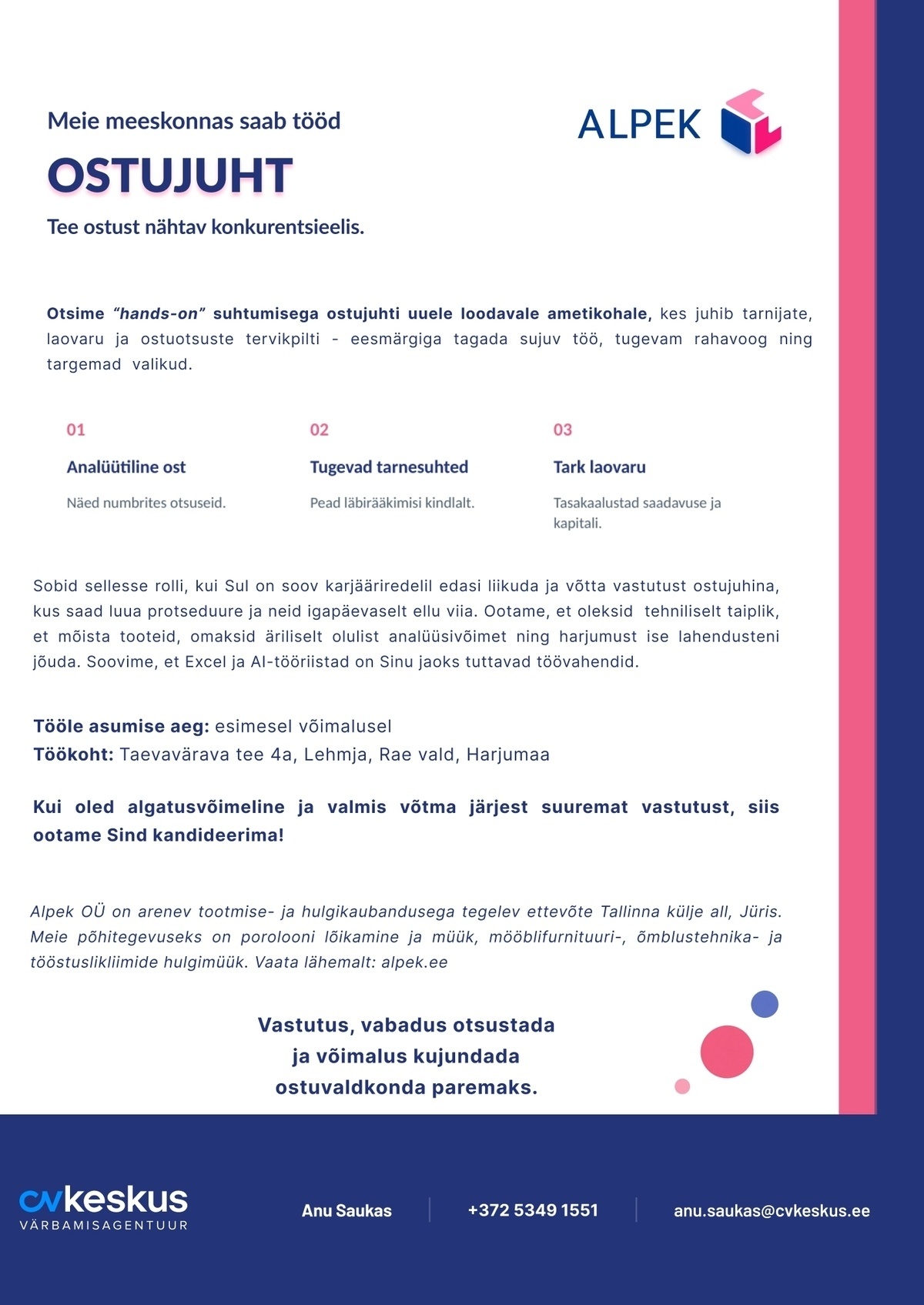 Alpek OÜ OSTUJUHT