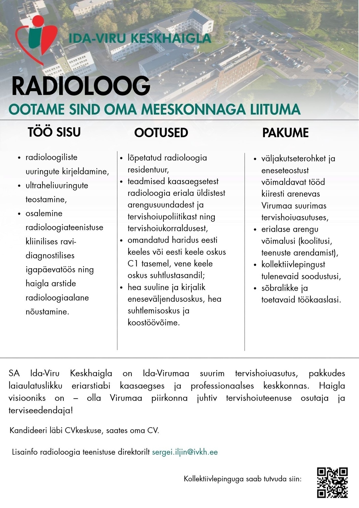 Ida-Viru Keskhaigla SA Radioloog