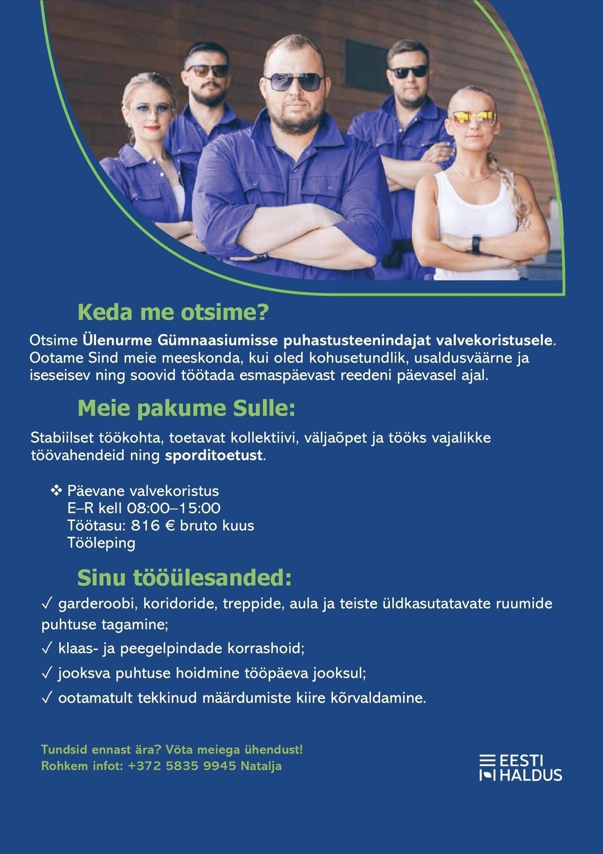 OÜ Eesti Haldus Puhastusteenindaja