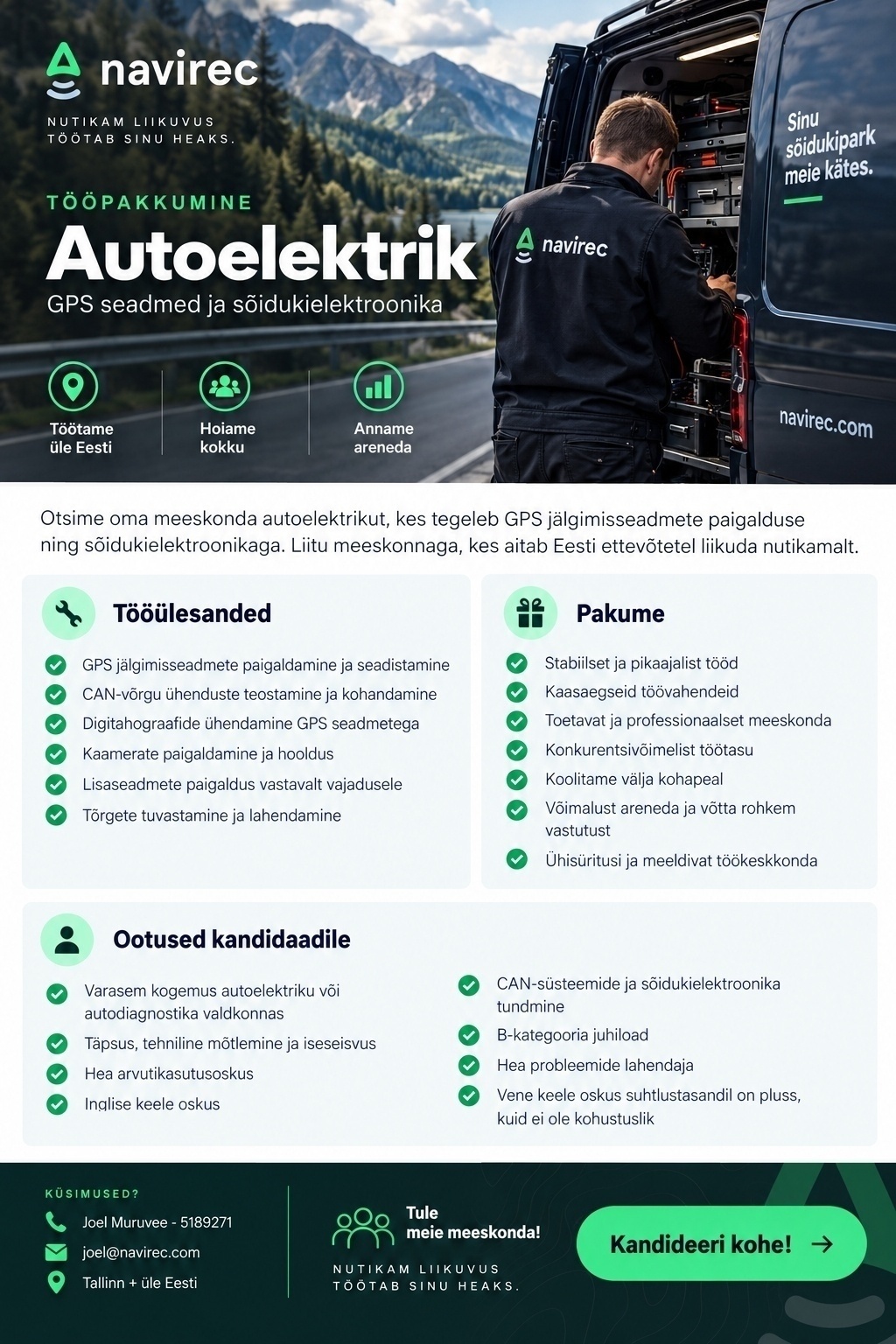 NAVIREC TEHNIK PAIGALDAJA