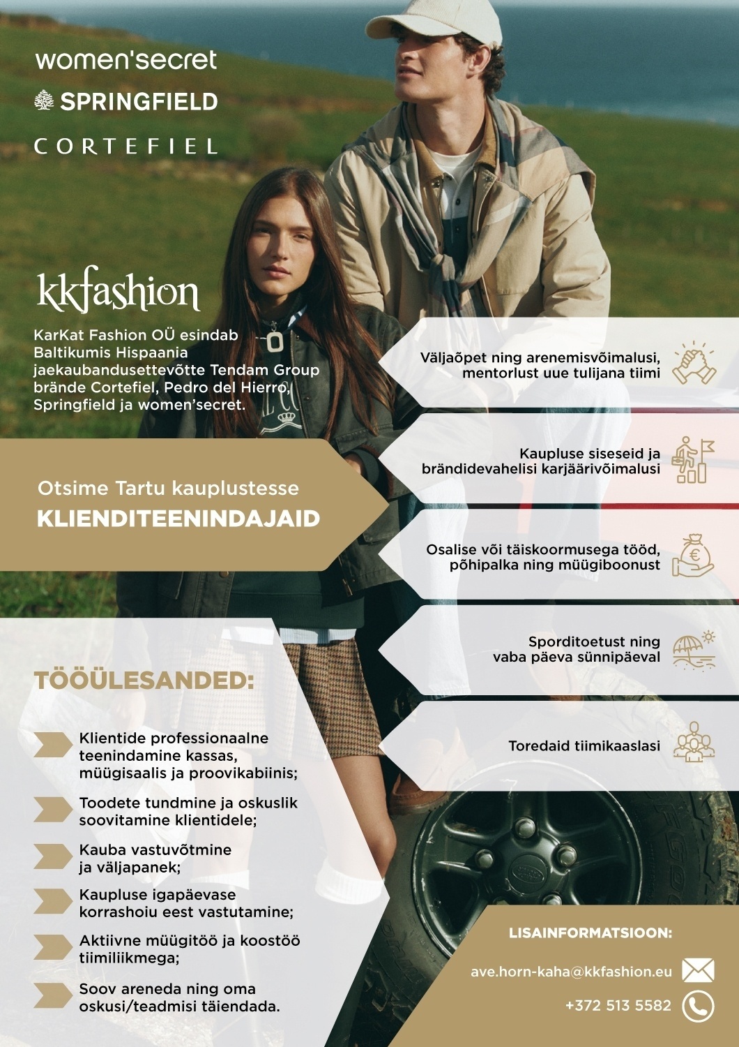 KARKAT FASHION OÜ Klienditeenindaja Tartu kauplustesse