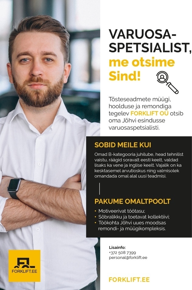 FORKLIFT OÜ Varuosaspetsialist