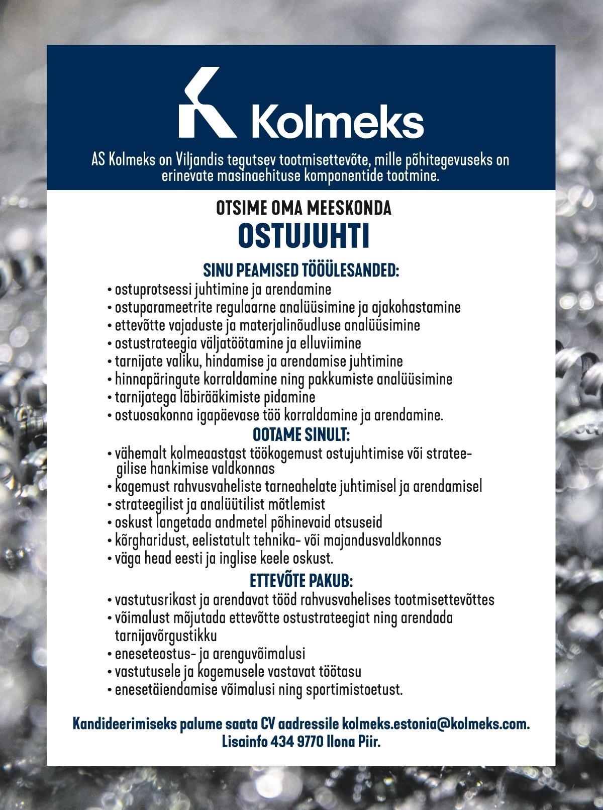 Kolmeks AS Ostujuht
