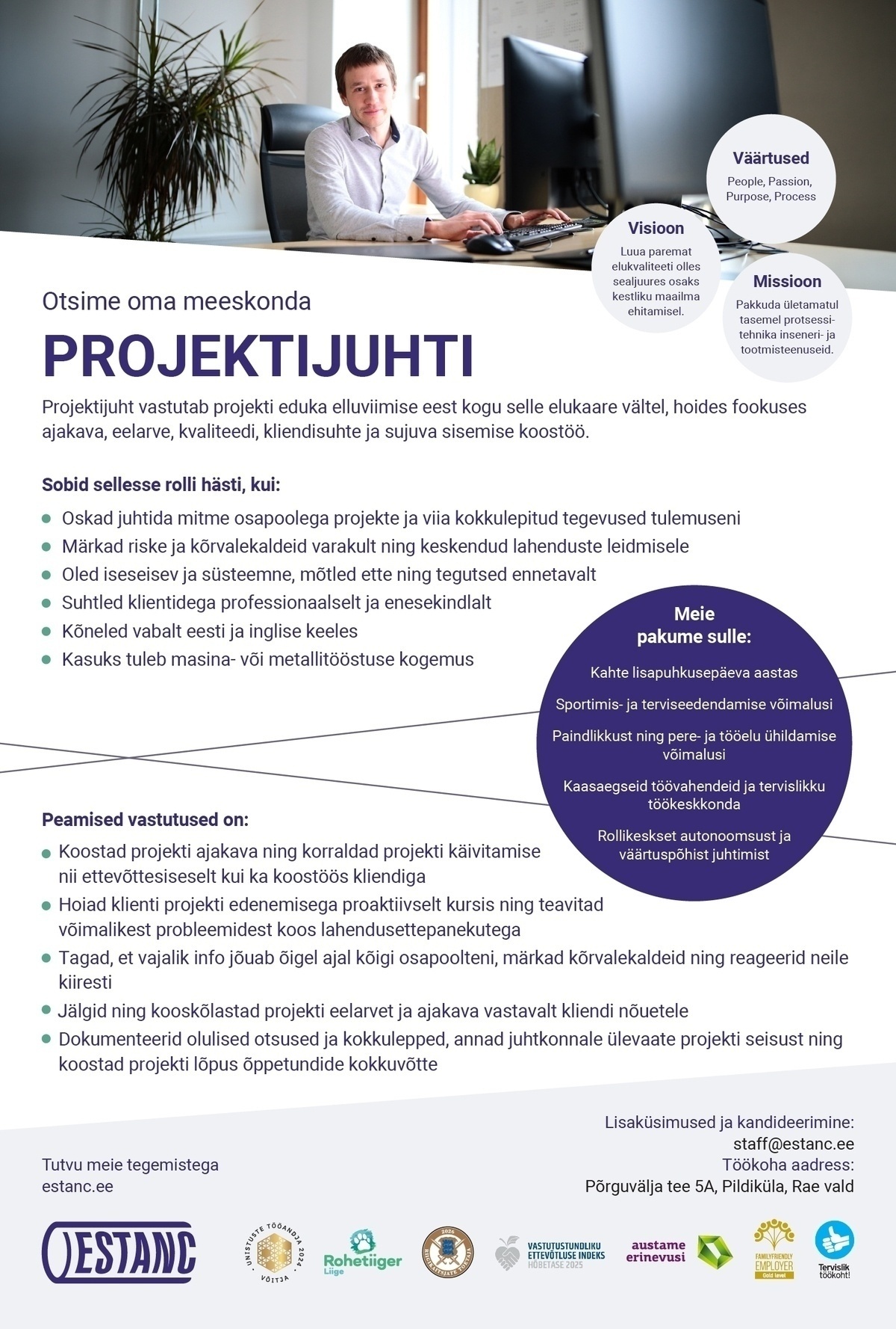 Estanc AS Projektijuht