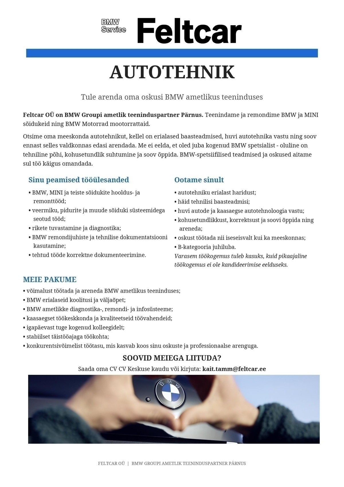 Feltcar OÜ Autotehnik