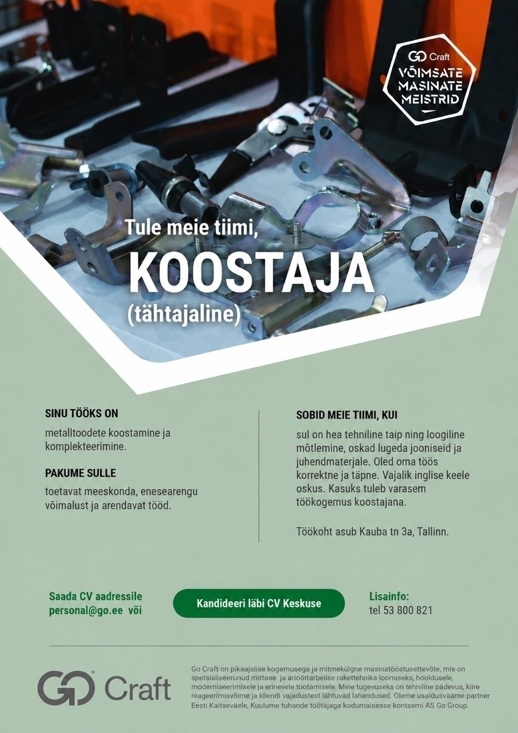 OÜ GoCraft Koostaja
