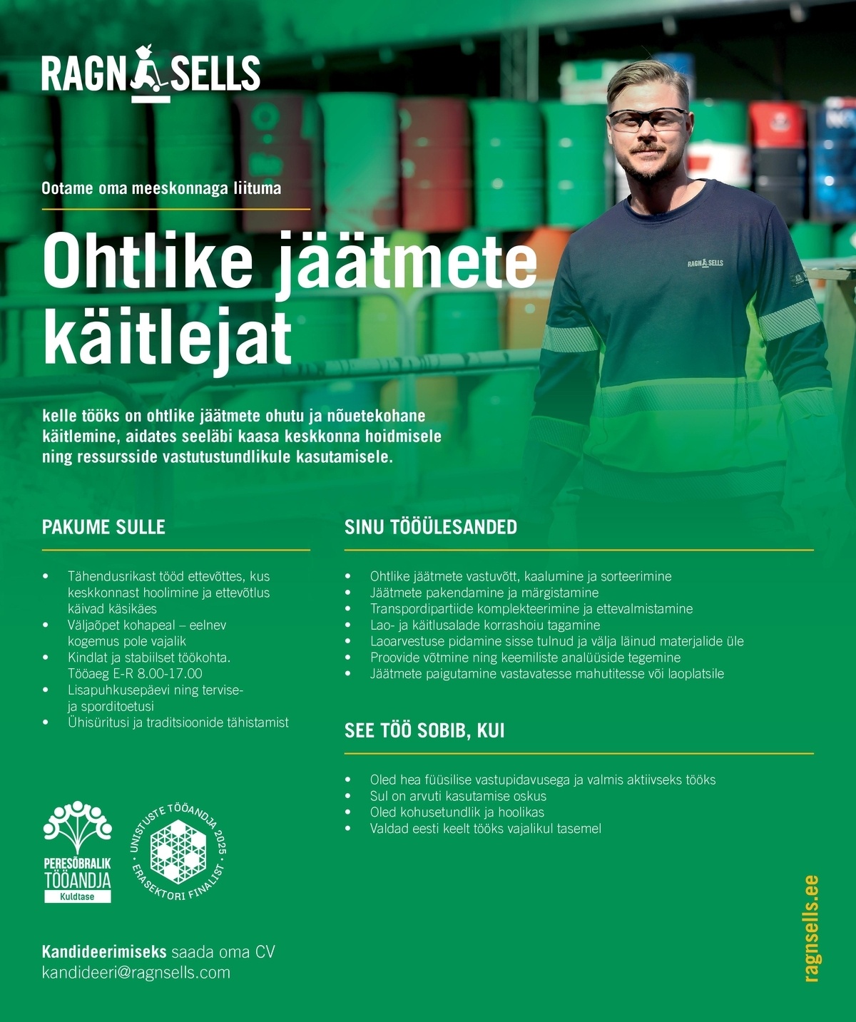 Ragn-Sells AS Ohtlike jäätmete käitleja