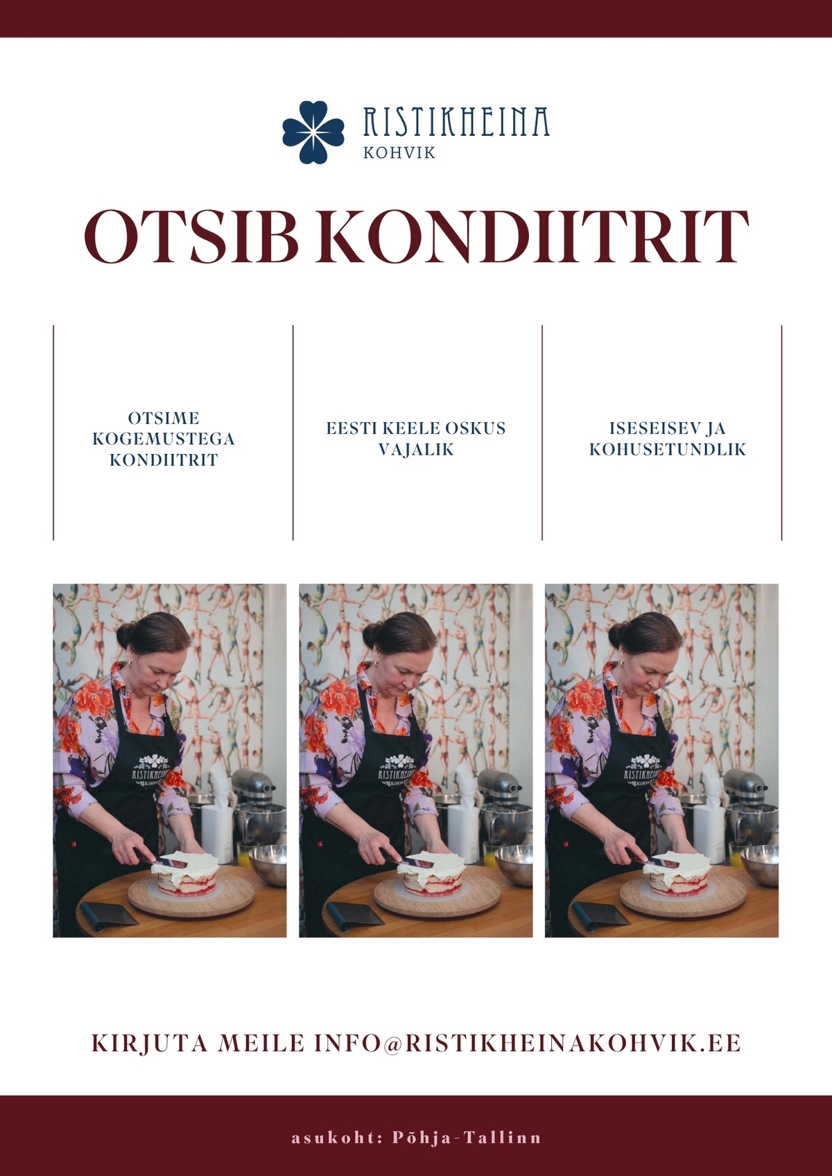 RISTIKHEINA KOHVIK OÜ Kogemustega kondiiter