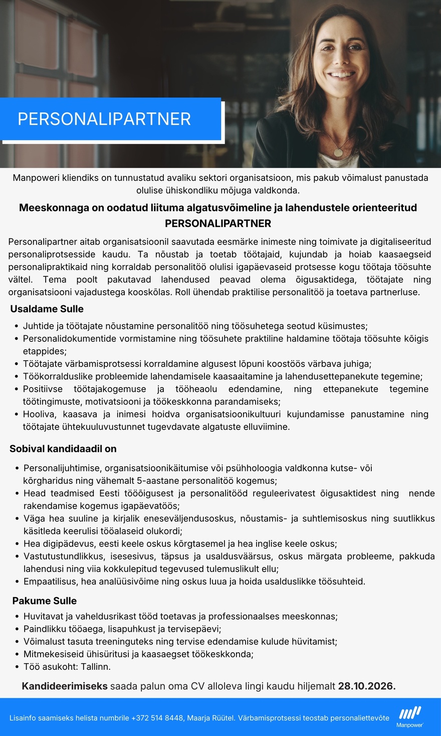 Manpower OÜ PERSONALIPARTNER