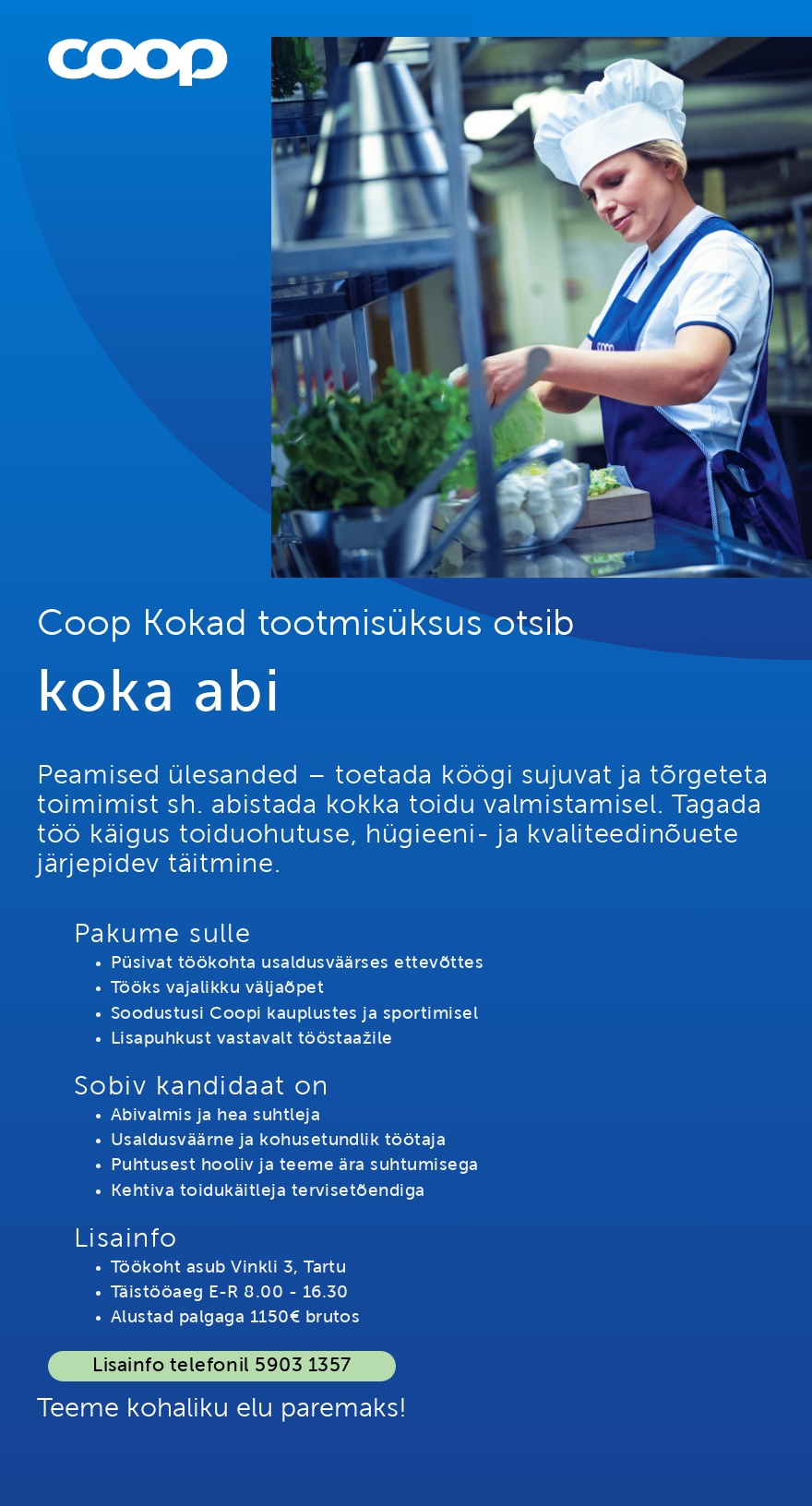 Coop Eesti Keskühistu Koka abi