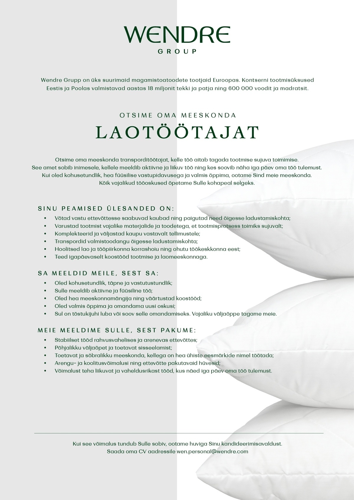 Wendre AS Laotöötaja