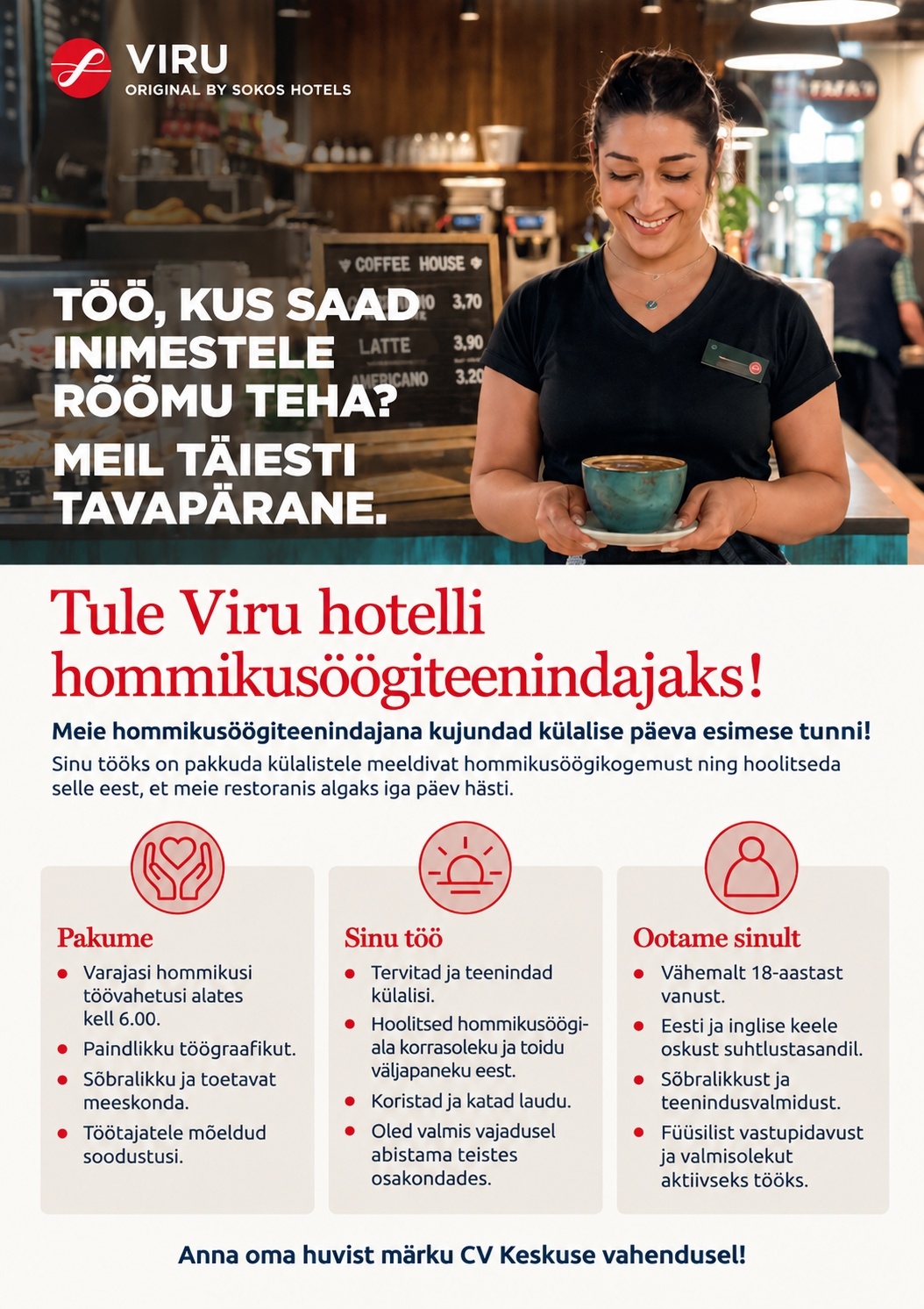 Sokotel AS Hommikusöögi teenindaja