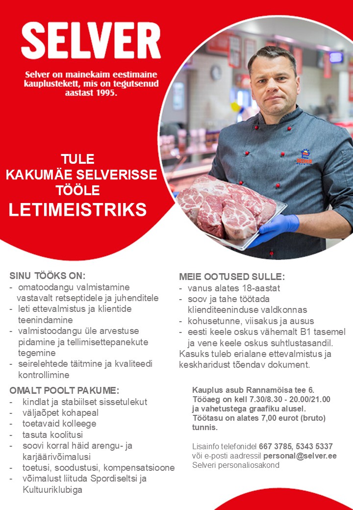 Selver Letimeister Kakumäe Selveris