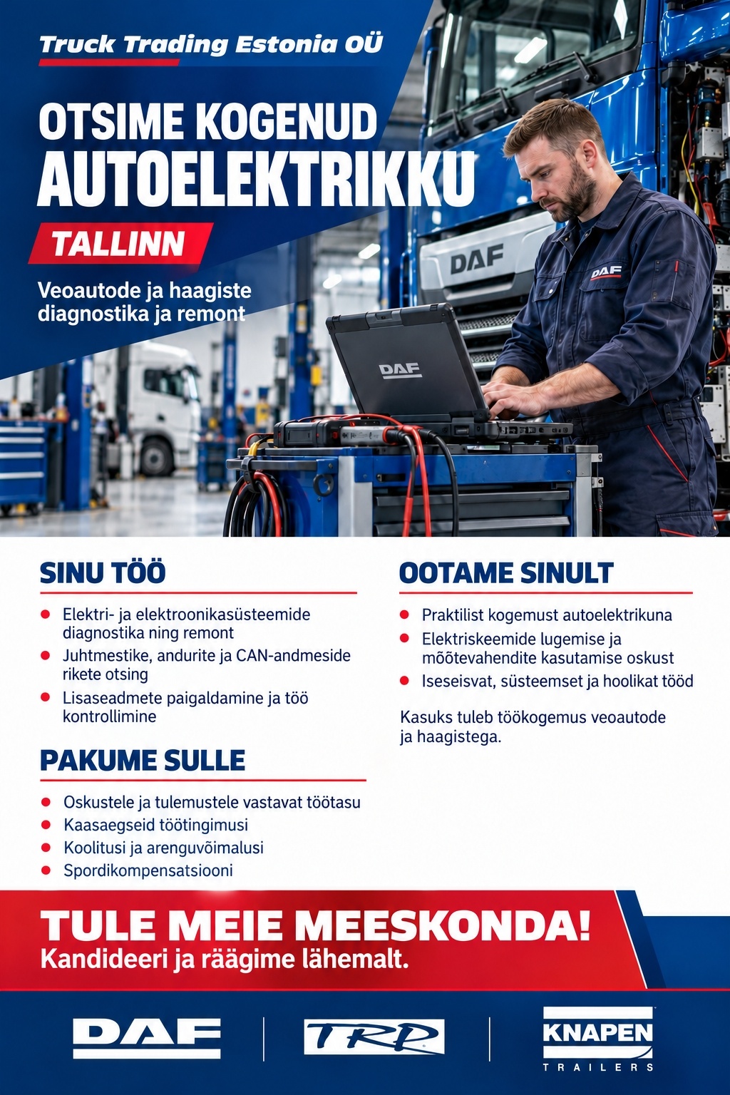 Truck Trading Estonia OÜ Autoelektrik