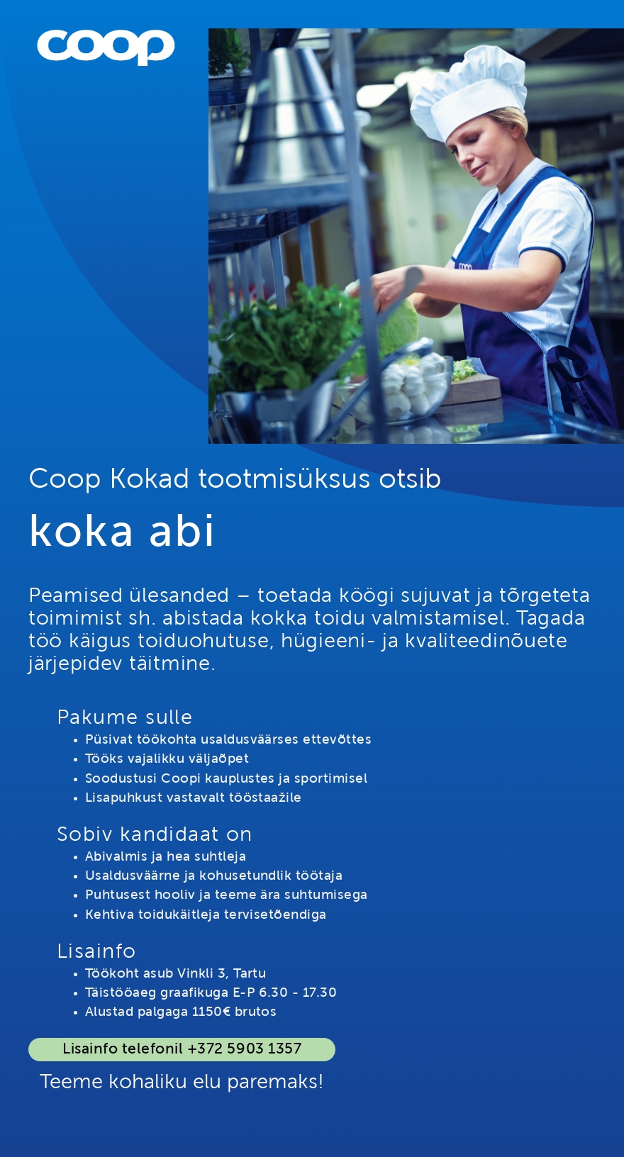 Coop Eesti Keskühistu Koka abi (graafikuga)