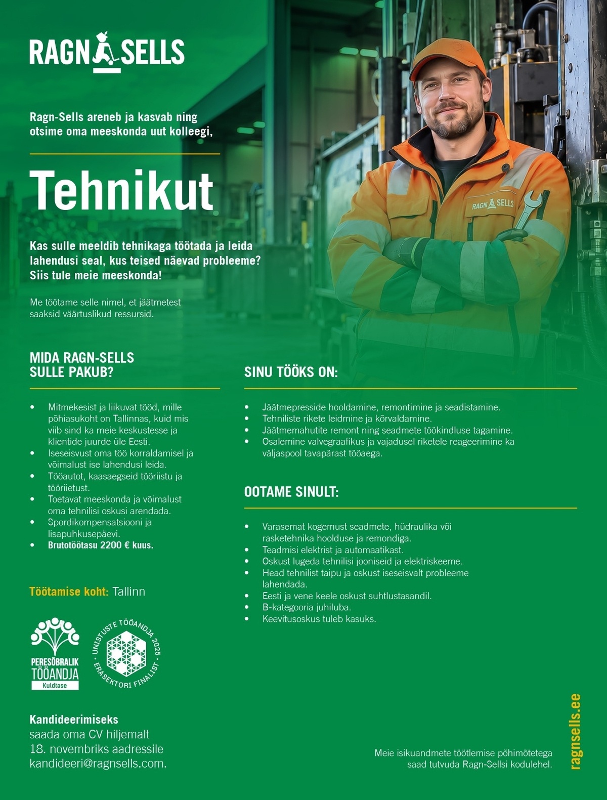 Ragn-Sells AS Tehnik